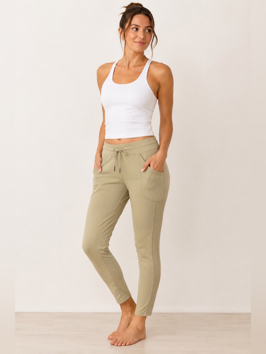 Glyder Versatile Leggings L Nwt High Rise Pocket Yoga Athletic Gym Active Set